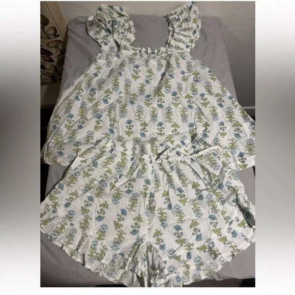 Floral Print Pajama Set - Picture 1 of 3